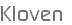 Kloven